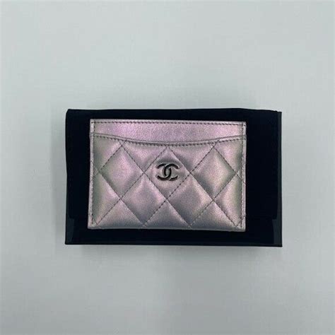 boy cardholder chanel irredencent purple|Chanel Iridescent Quilted Boy Wallet on a Chain .